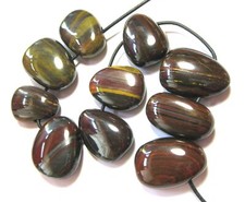 Trommelstein gebohrt Tigereisen 500 g