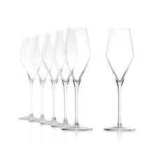 STÖLZLE LAUSITZ Serie QUATROPHIL Champagnerkelch 6 Stück Inhalt 290 ml