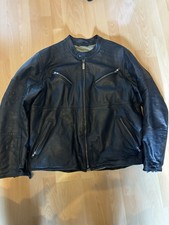 Spidi Garage Robust Motorrad Lederjacke Schwarz Gr.60 mit Protektoren