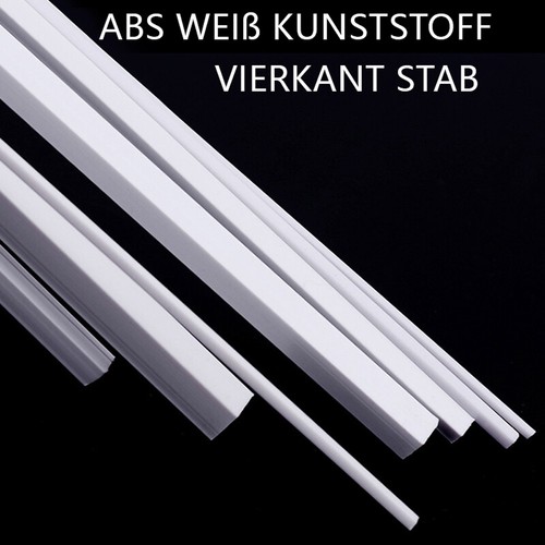 Weiß kunststoff vierkant stab - kunststoff,