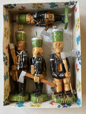 Bergmann mit Axt - 4 Stück -