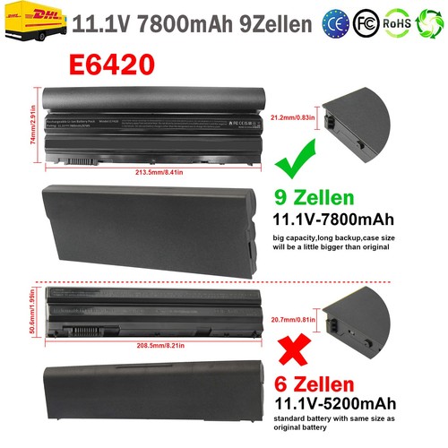 7800mah e6420 t54fj - 7800mah, akku
