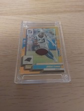 Jersey Fusion Game Used Football  Jeremy Chinn Caroliner Panthers /19