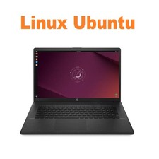 17,3" Notebook HP 17 Intel N200 Quad Core 4x3,7Ghz 8GB RAM, 512GB Linux Ubuntu