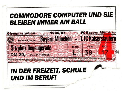 Ticket bayern münchen - münchen, 1