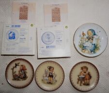 Goebel Hummel Hum 978 /993 /988 +Er liebt mich Teller Sammelteller 4 Stück