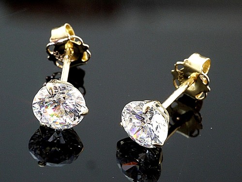 333 gold ohrstecker - gold,