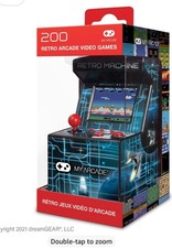 My Arcade Retro Machine Gaming System mit 200 integrierten Videospielen 