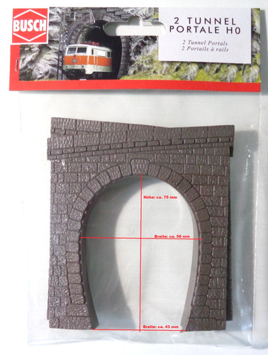 Busch 7025 tunnelportal - busch, 2