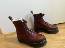 Dr Martens Jadon Plateau Boot Braun Gr. 38
