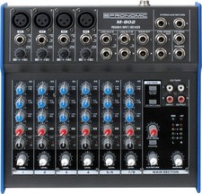 B-WARE Pronomic M-802 8-Kanal Studio Mischpult PA Mixer Home Recording