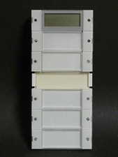 Gira 1055 100 EIB KNX Tastsensor 2plus 5fach (2+3) RTR + LCD 1055100 neue Wippen