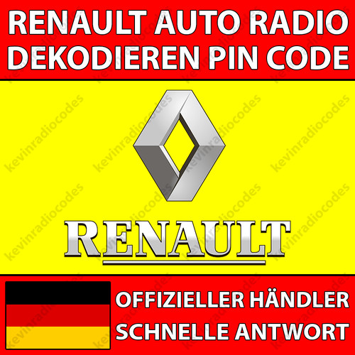 Renault radio dekodieren - radio,