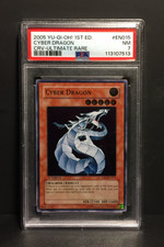 Cyber Dragon 1. Edition | Super Rare | 2005 CRV | PSA 7 Near Mint | Yu-Gi-Oh