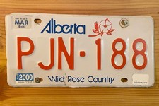 orig. Nummernschild Kanada Kfz