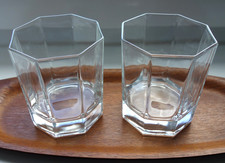 (2von8) 2x großes Whiskyglas Becher Luminarc Octime Frankreich achteckig