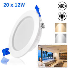 20x 12W LED Spot Einbaustrahler Einbauleuchte Deckenleuchte Einbau Strahler 220V