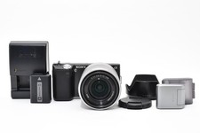 Sony NEX-5 schwarze Kamera mit