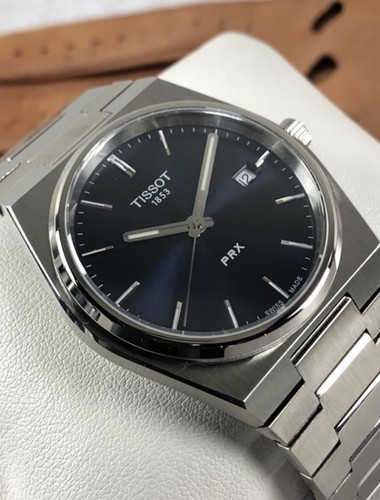 Tissot prx blue dial quartz - tissot,