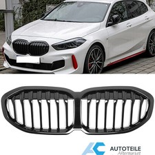 Kühlergrill Nieren Sport Grill schwarz glänzend für BMW 1er F40 Einzelsteg