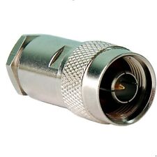 N-Koaxial Stecker  RG 213 , 50Ohm 11GHz gerade vergoldet lötbar, Koax, 1St.