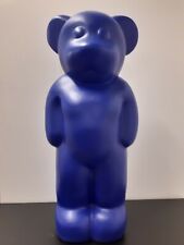LUMIBÄR Original - Elmar Flötotto - DESIGN Bär stehend 90er Jahre ca. 58cm BLAU