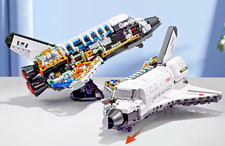 Space Shuttle 2in1 kompatibles Klemmbaustein Set 536pcs inkl. OBA + Sticker