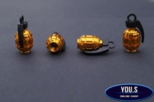 4pcs Gold Grenade Hand Grenade