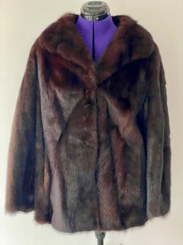 Saga mink nerzjacke braun - mink,
