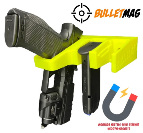 Kurzwaffenhalter und 9mm