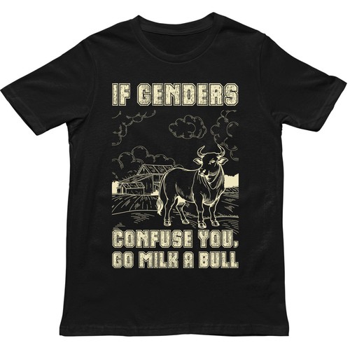 Milk bull t shirt - go, a