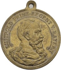 Medaille bayern luitpold prinz - bayern,