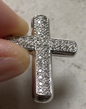diamant kreuz anhänger