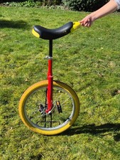 Einrad QU-AX 24" in rot-gelb gut erhalten