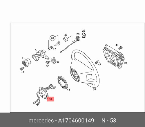Mercedes benz kontaktspirale - mercedes-benz,