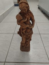 Handgeschnitzte Madonna Holzfigur Mutter Gottes Heiligenfigur ca39cm