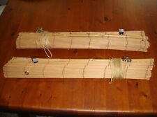 2 Bambusrollo Rollo Bambus Afrika Stil Holzrollo Seitenzugrollo Sichtschutz