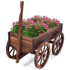Blumenwagen Holz Pflanzwagen