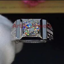 Moissanit Mit Weiß Vergoldet