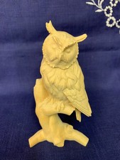 Holzfigur, Eule, UHU, Waldkauz * 13cm, Schnitzerei,Naturholz * Handarbeit