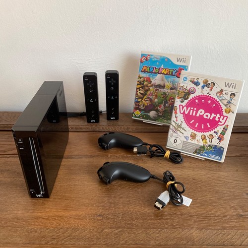 Nintendo wii konsole schwarz - schwarz, 2