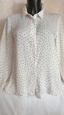 Neu "H&M" Damen Bluse Gr.42 Polyester 100% (wie Seide) Bügelfrei