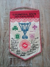 Wimpel BSG Sachsenring Zwickau Florenz  UEFA 1975 DDR Fußball Oberliga DFV