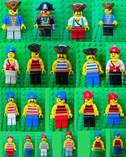 Lego Piraten MINIFIGUREN zum