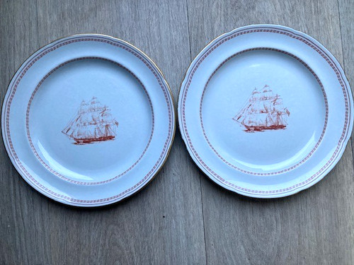Spode trade winds red - trade,