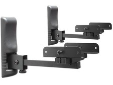 2x Boxen Lautsprecher Wandhalter Wandhalterungen Halterung Neigbar Schwenkbar