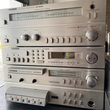 Telefunken HIFi Stereo Anl.AM/FM HT750M Verstärker HA750MCassettendeck HC750M W1