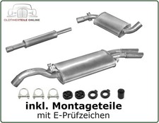 Auspuffanlage für VW GOLF 2