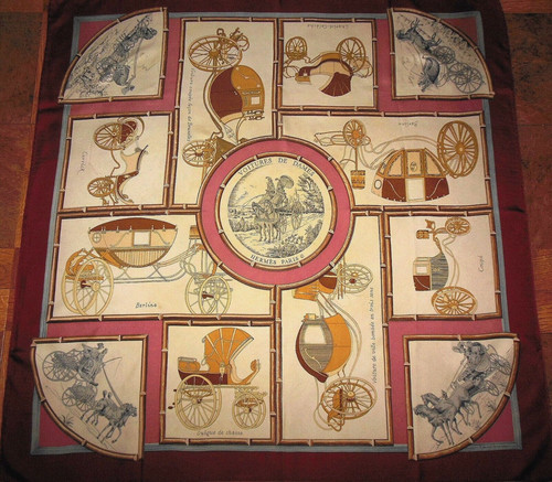 Hermès schal voitures de - schal, "