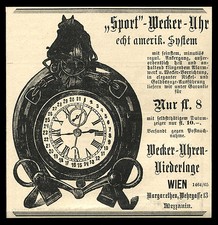Alte Reklame Werbung 1887